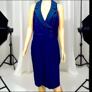 Armani Collezioni Draped Milano Dress
